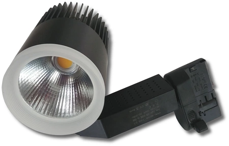 Reflektor LED lampa szynowa czarna 30W 3 fazowa 4500K 3500lm kąt świecenia 30°