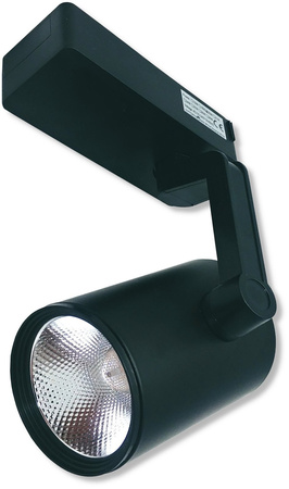Reflektor LED lampa szynowa czarna 20W 1 fazowa 3000K 2000lm kąt świecenia 30°